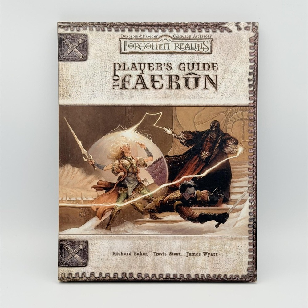 Vintage 2004 Player's Guide To Faerun Forgotten Realms D&D Hardcover Wizards